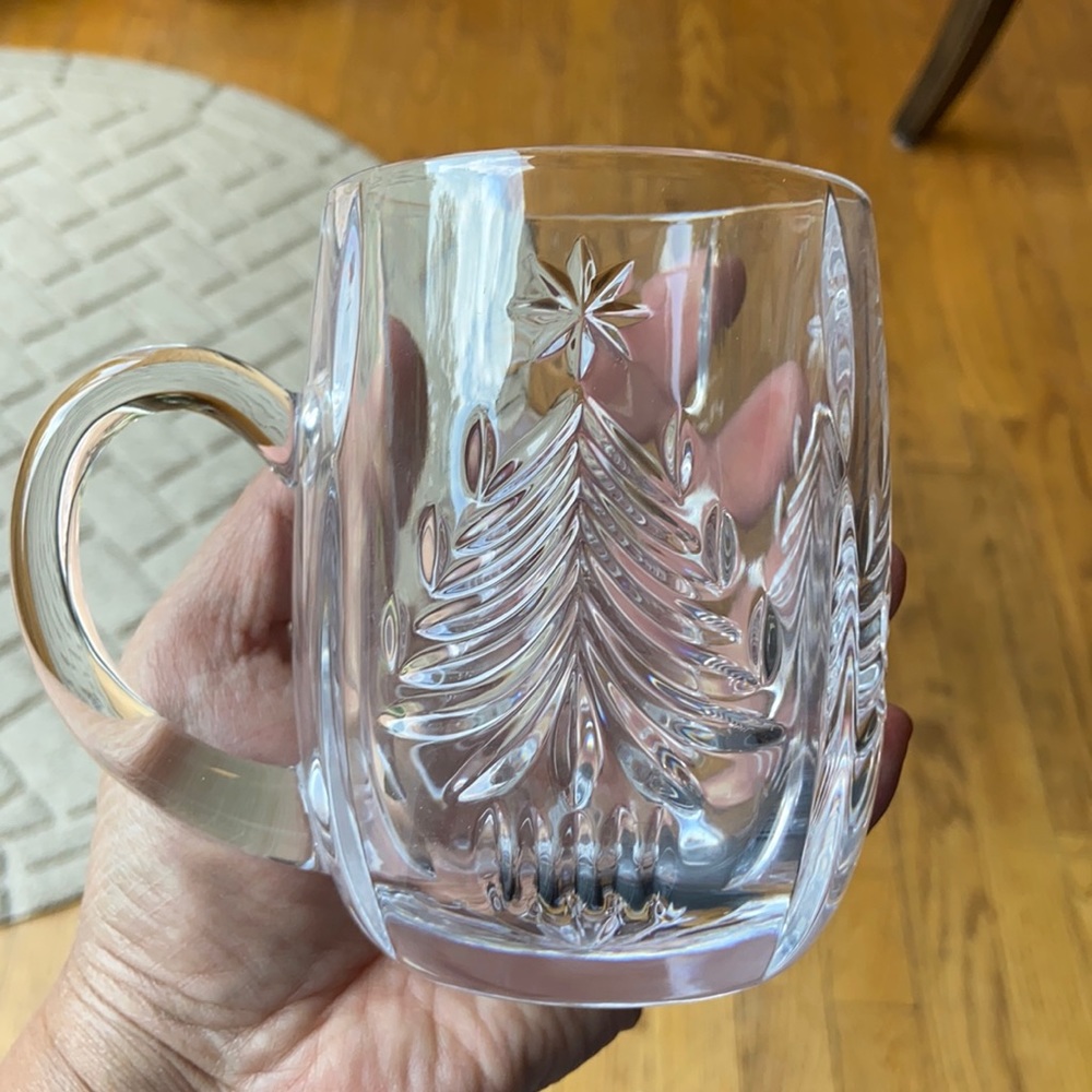 Mikasa glass mug